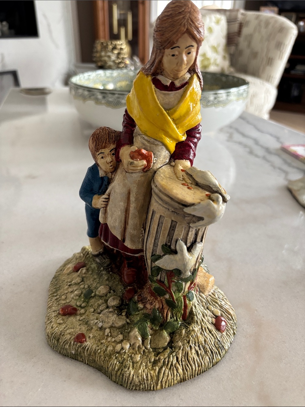 VTG Naturecraft "Little Visitors" Figurine No. 847 - Made in England